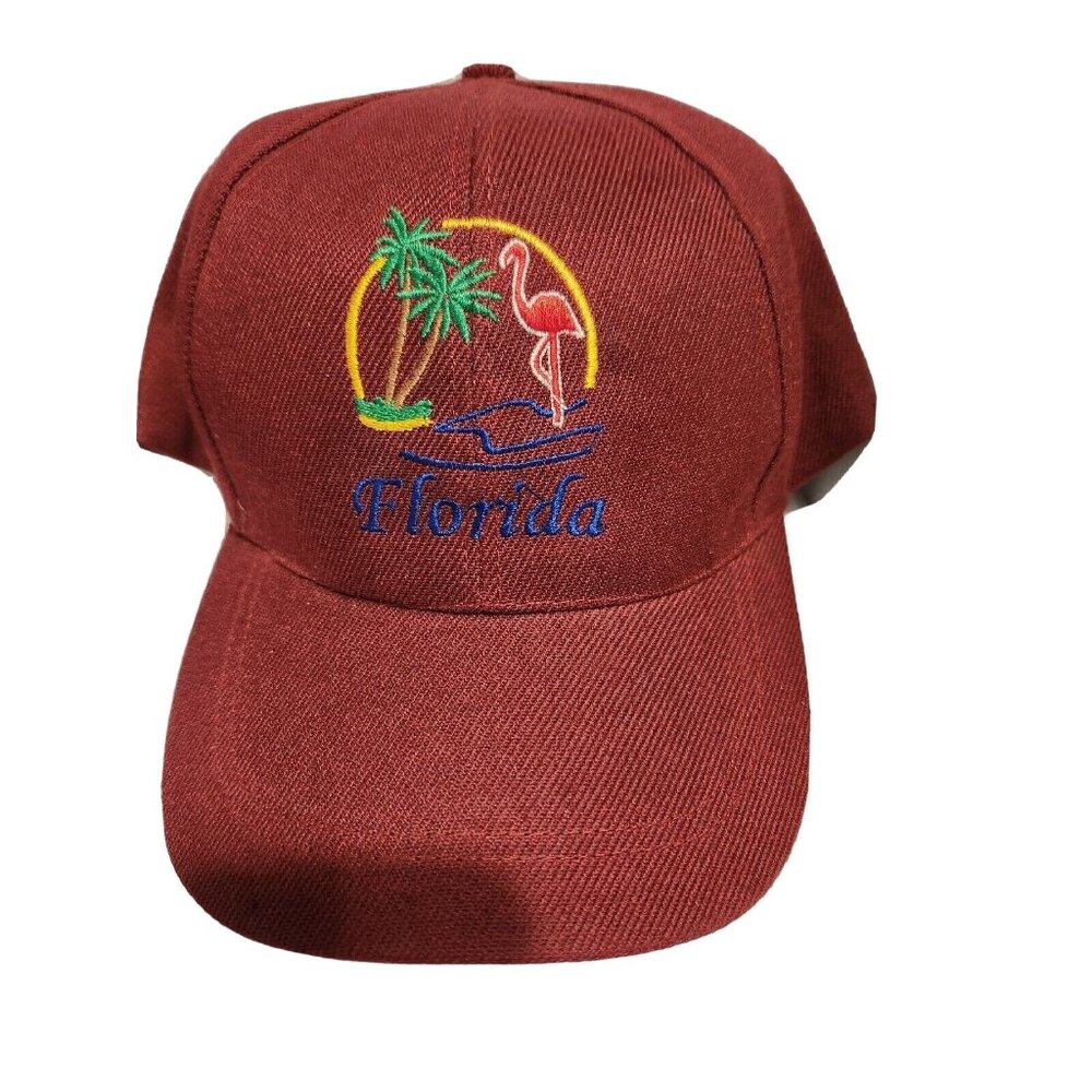 Florida  Souvenir Hat Strap Back Cap  Adjustable